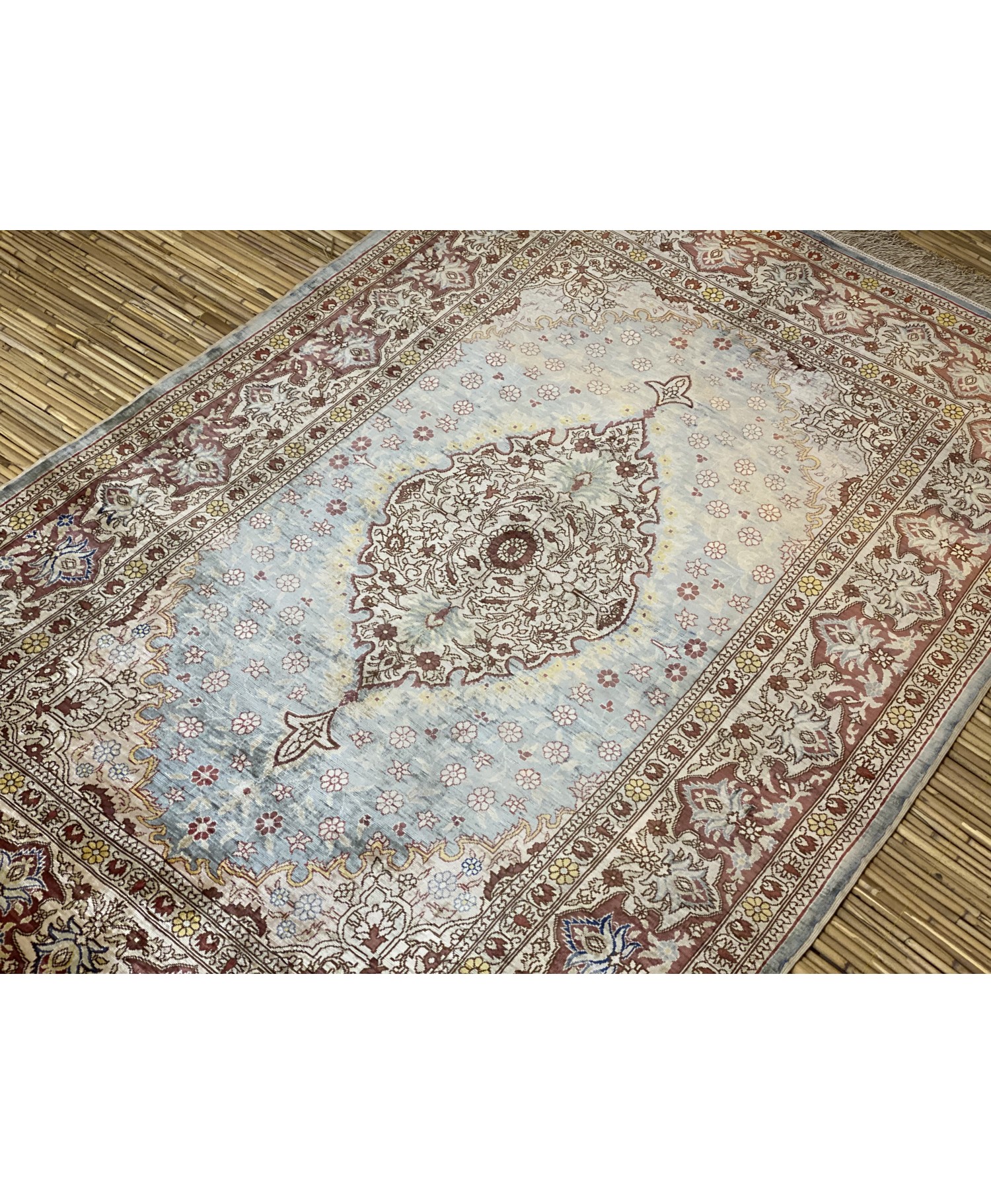 Handmade Turkish Hereke Original Silk Carpet - FREE SHIPPING..!